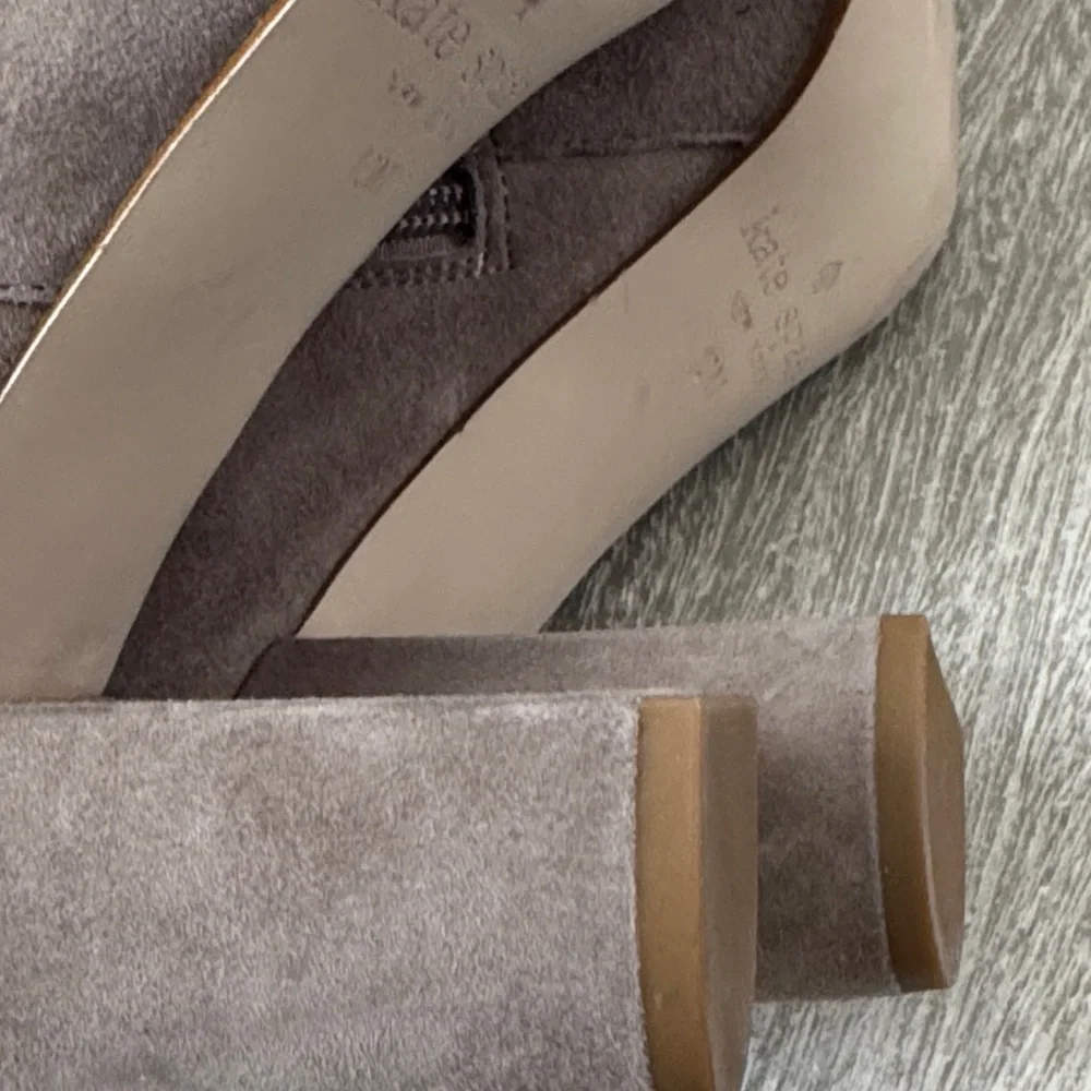 Kate Spade Suede Ankle Boots in Taupe, Women’s Size 10M, Like New